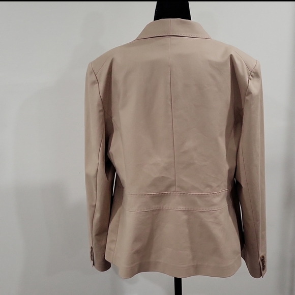 NWOT Lafayette 148 New York Single Breasted Blazer in Tan - Picture 11 of 15